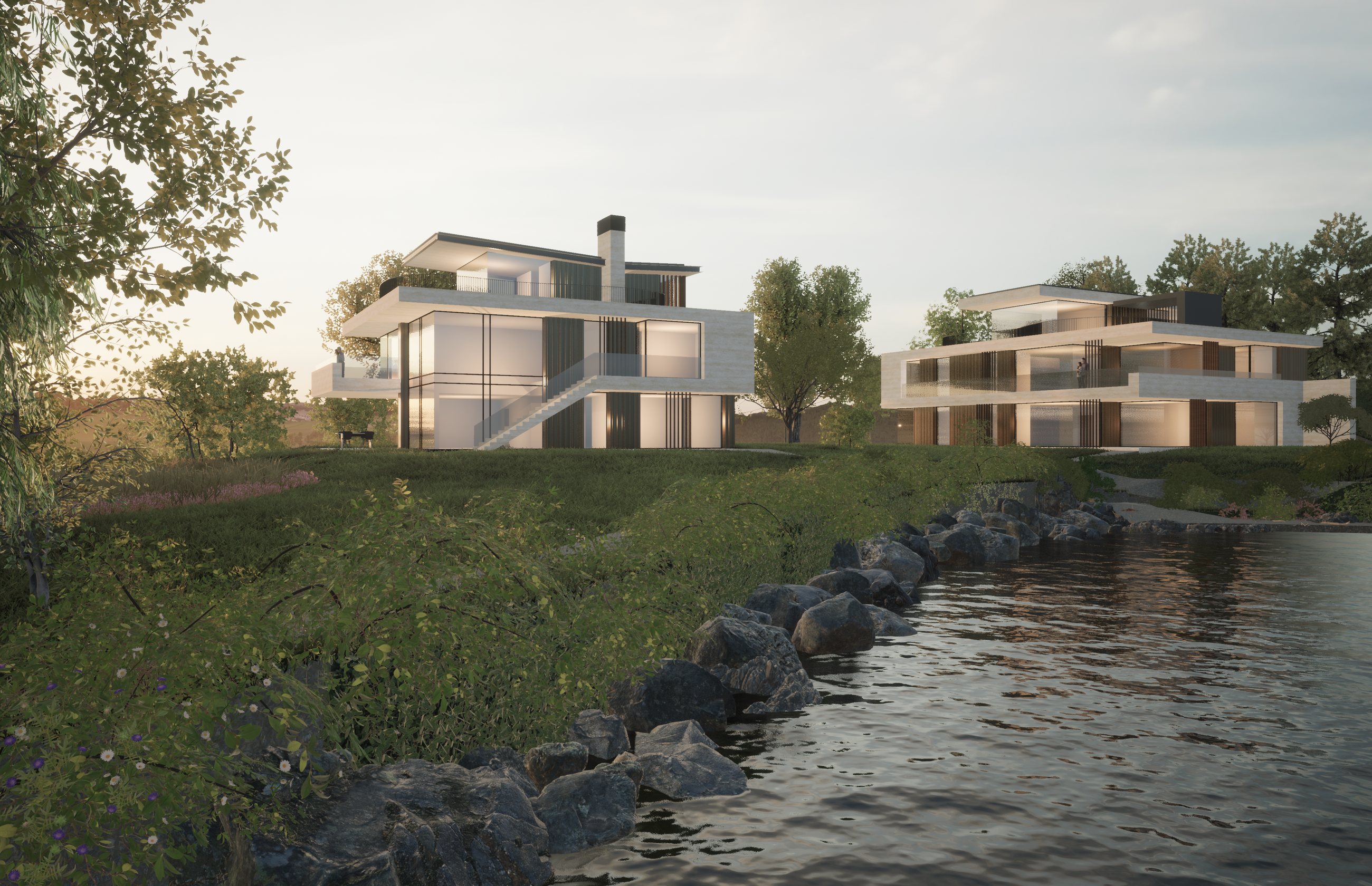 New villa and residential development, Lake Zurich