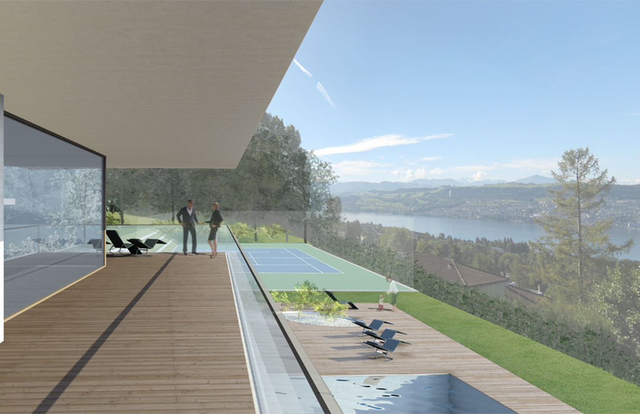 New villa, Lake Zurich