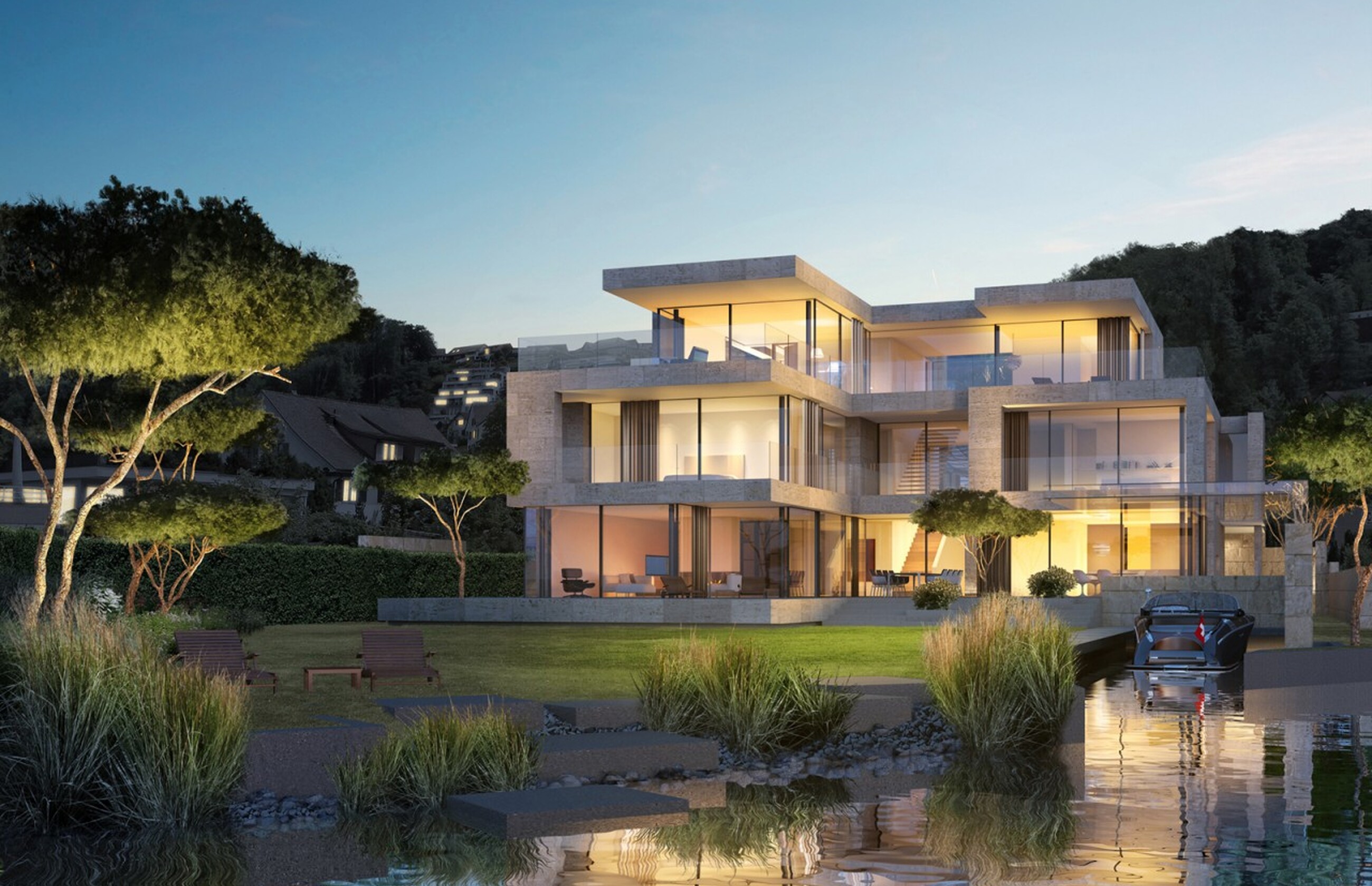 New villa, Lake Zurich