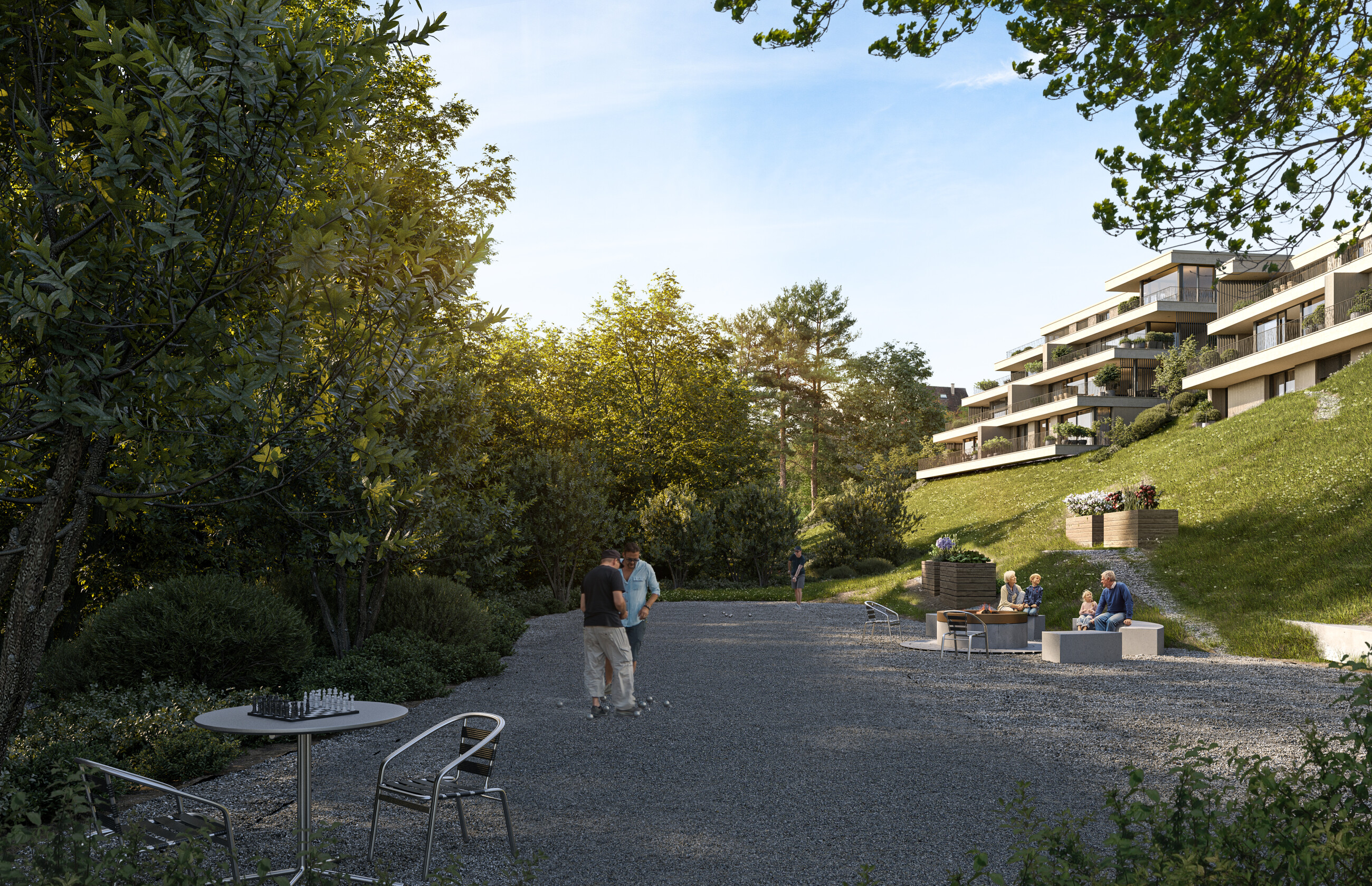 New residential development, Erlenbach